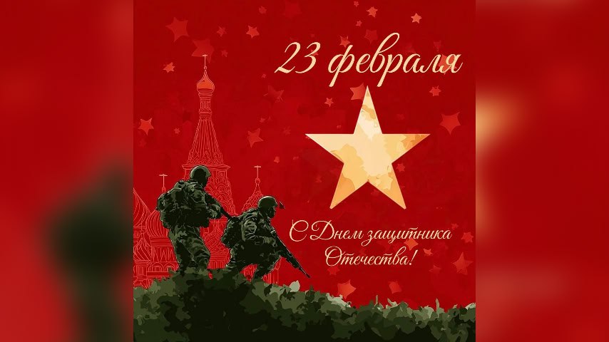 ФГБУК АУИПИК поздравляет с Днем защитника Отечества!