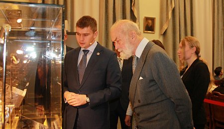 Принц Майкл Кентский посетил историческую Штаб-квартиру РГО в Петербурге