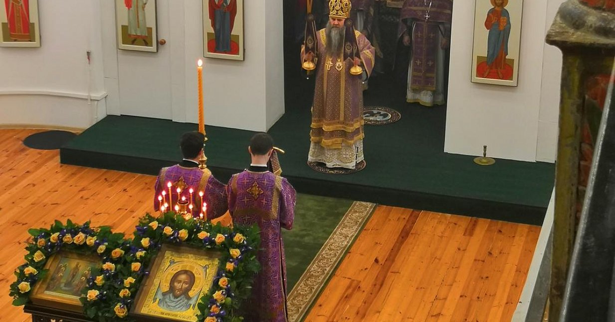 В Скорбященской церкви Нижегородского острога прошло Богослужение