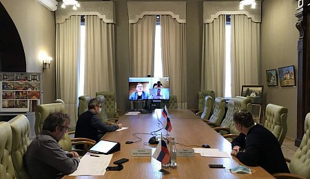 Проведено онлайн видео совещание с представителями Комитета по инвестициям Санкт-Петербурга
