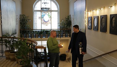 Руководитель Филиала Агентства по СЗФО посетил с рабочим визитом Штаб-квартиру Русского географического общества в Санкт-Петербурге